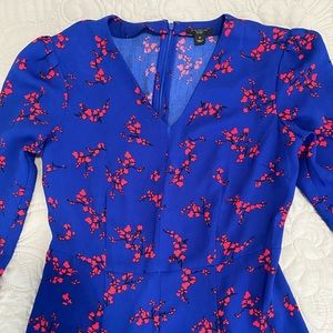 Floral print Ann Taylor Factory a-line Dress